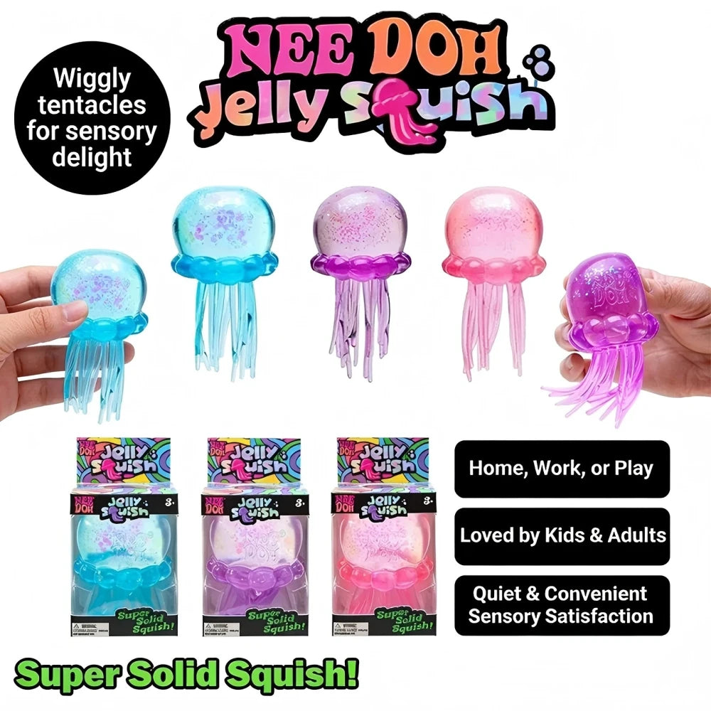NeeDoh Jellyfish Squish Toy