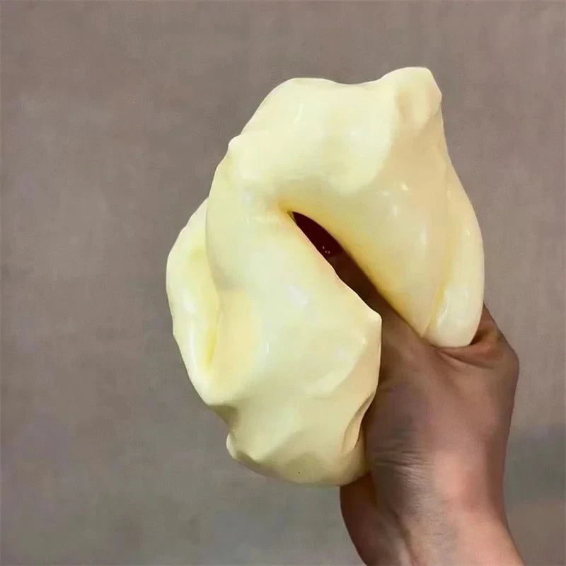 Squishy Cheese Block Fidget Toy