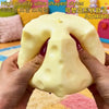 Squishy Cheese Block Fidget Toy