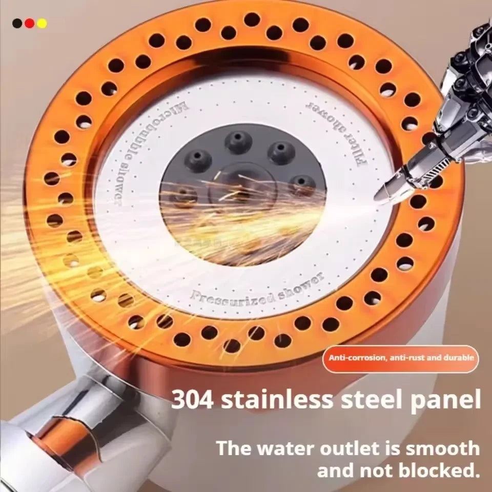 Pressurized Massage Filter Shower Head