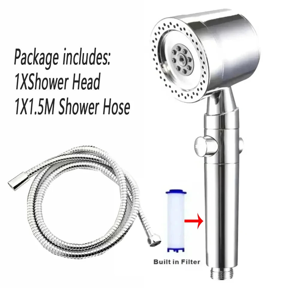 Pressurized Massage Filter Shower Head