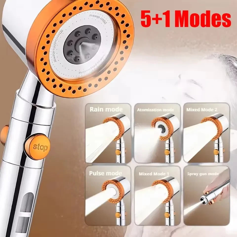 Pressurized Massage Filter Shower Head