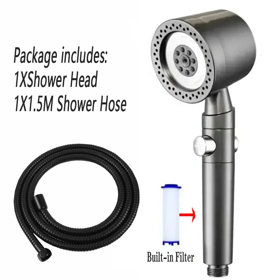Pressurized Massage Filter Shower Head