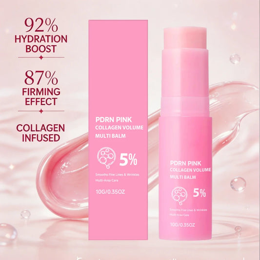 PDRN Pink Collagen Multi Balm Stick for Wrinkle Prevention and Eye Bags