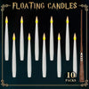 Floating LED Hanging Candles with Magic Wand Remote