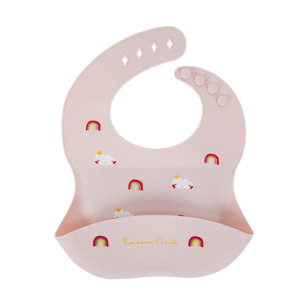 Silicone Waterproof Toddler Feeding Bib