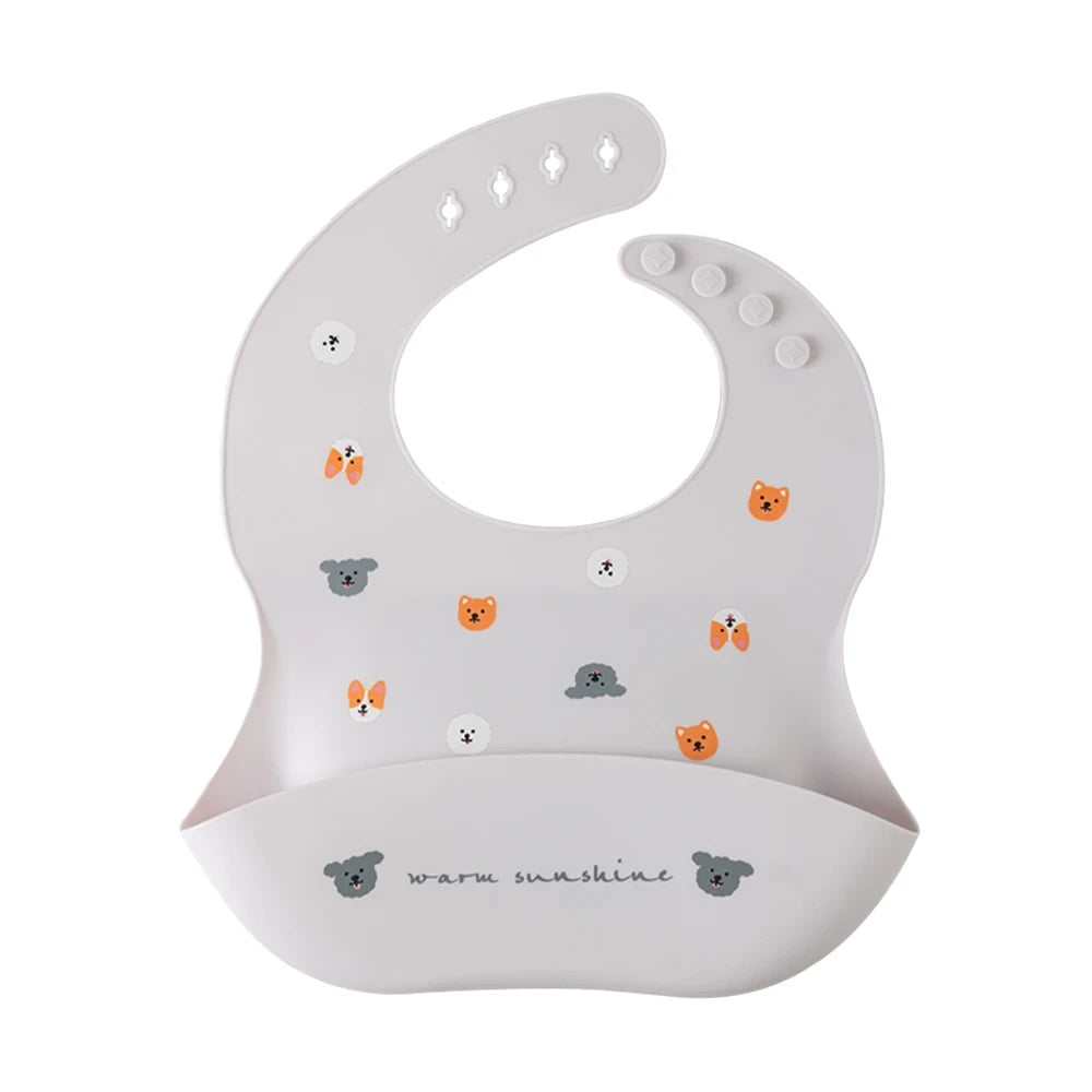 Silicone Waterproof Toddler Feeding Bib