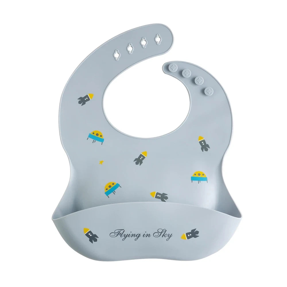 Silicone Waterproof Toddler Feeding Bib