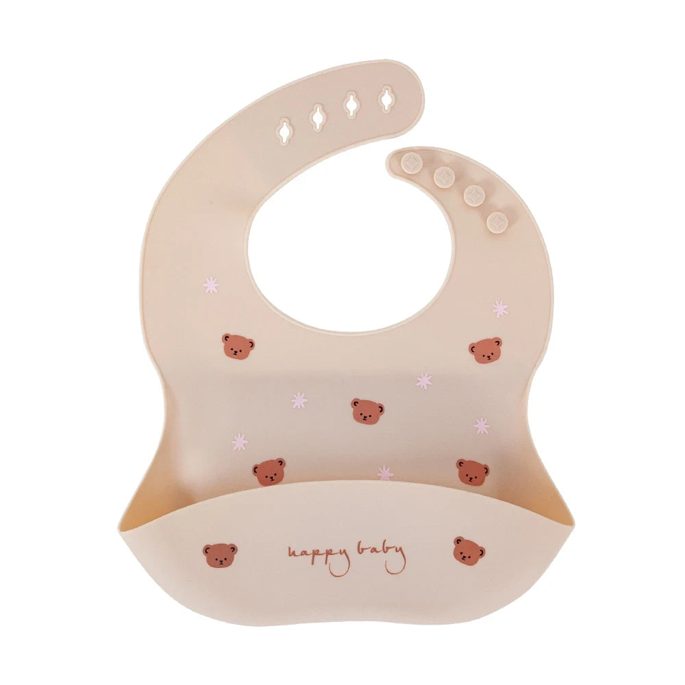 Silicone Waterproof Toddler Feeding Bib