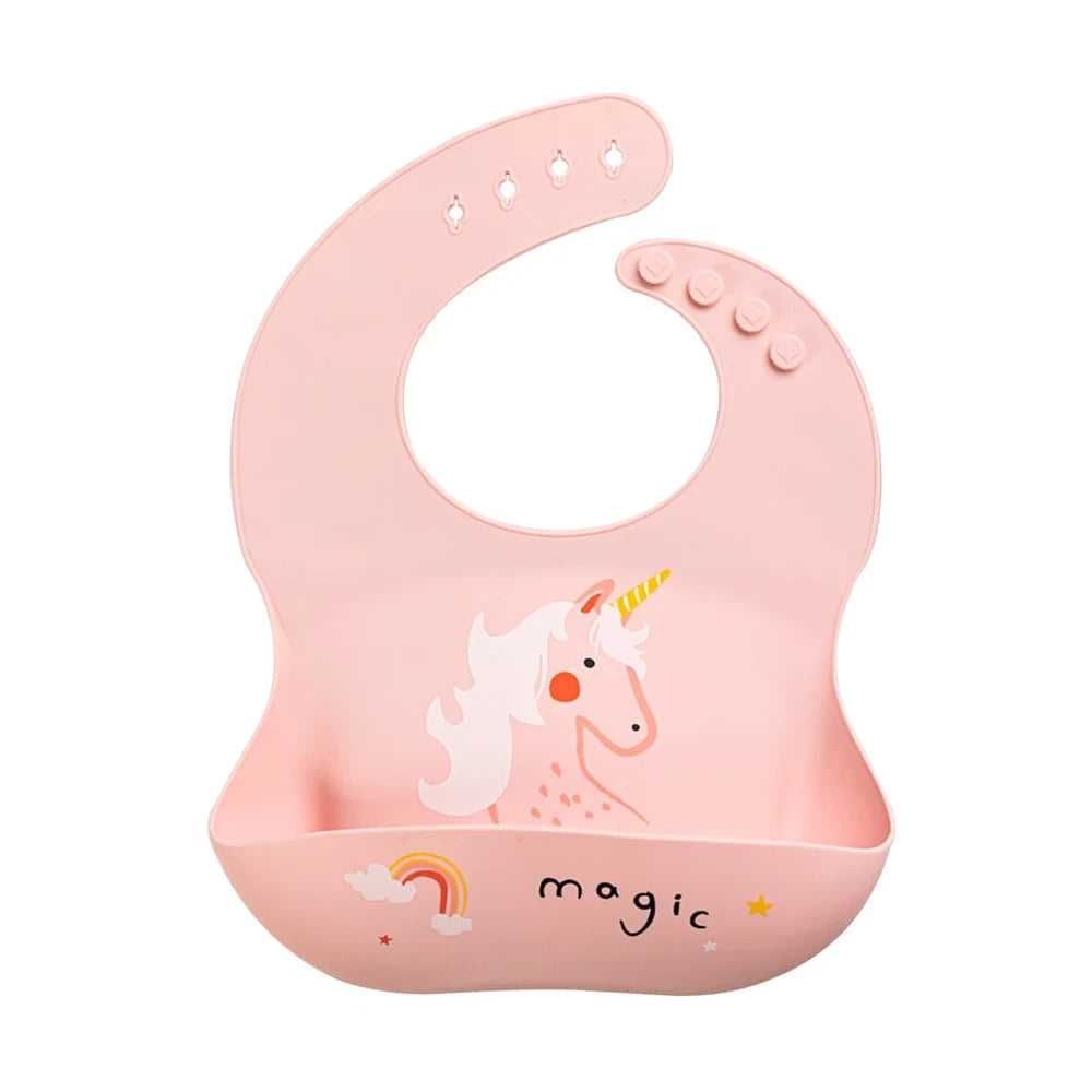 Silicone Waterproof Toddler Feeding Bib