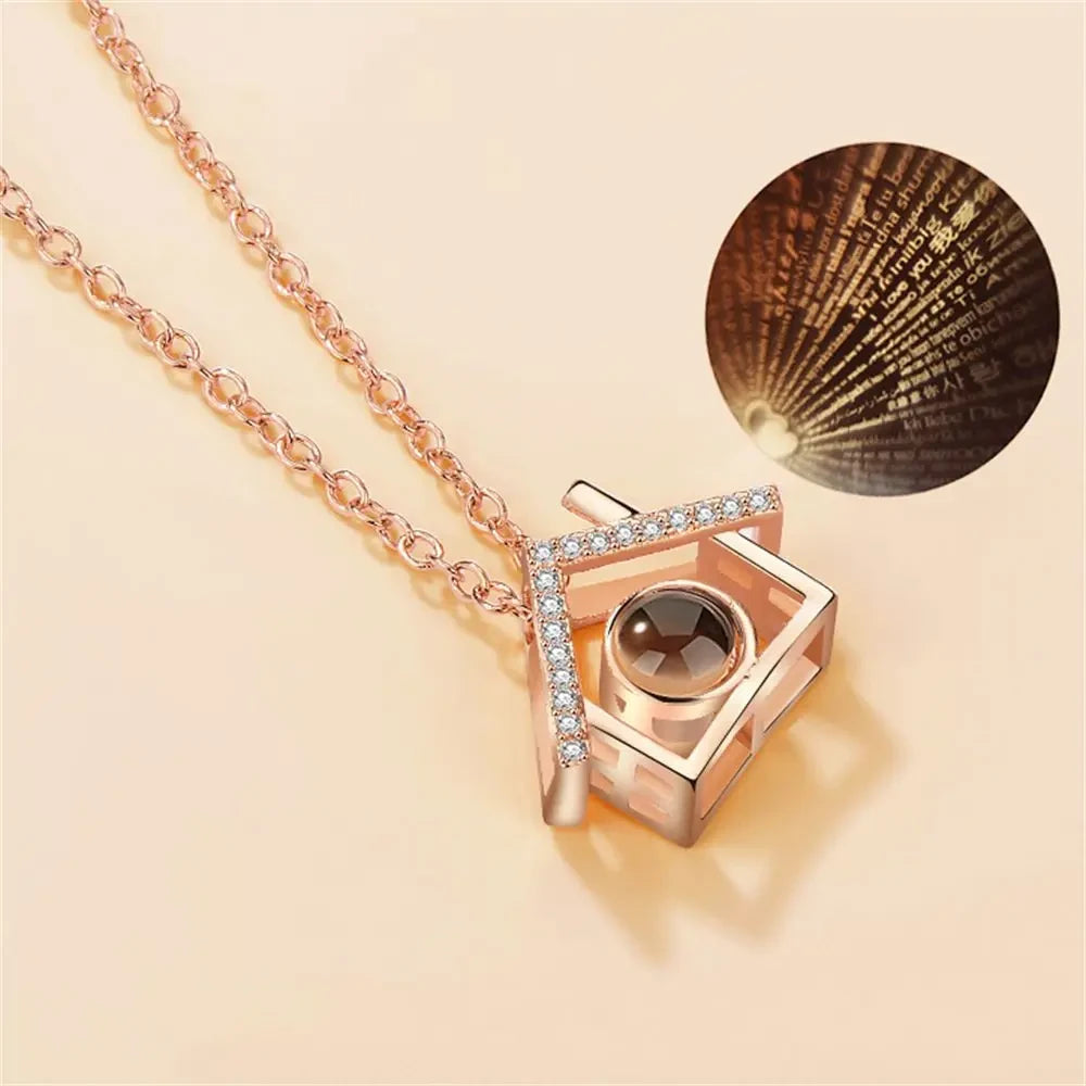 Romantic Projection Pendant Necklace