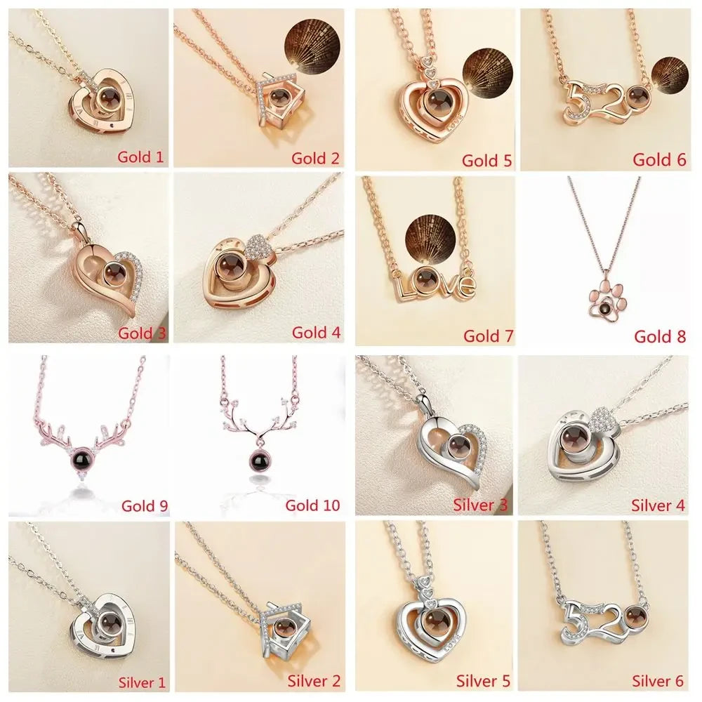 Romantic Projection Pendant Necklace