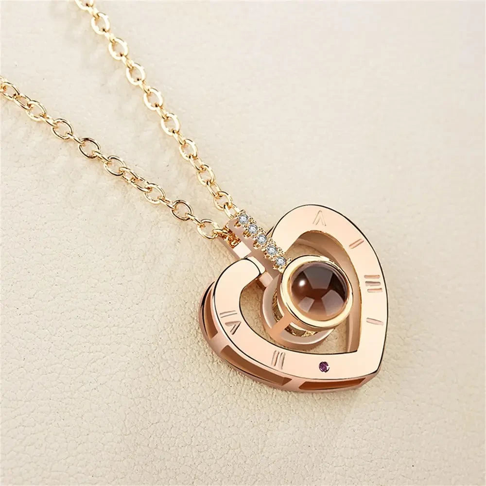 Romantic Projection Pendant Necklace