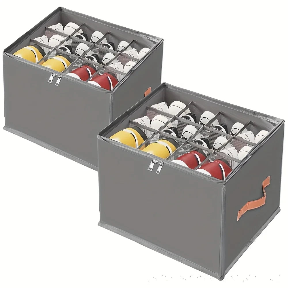 Foldable Oxford Fabric Shoe Organizer