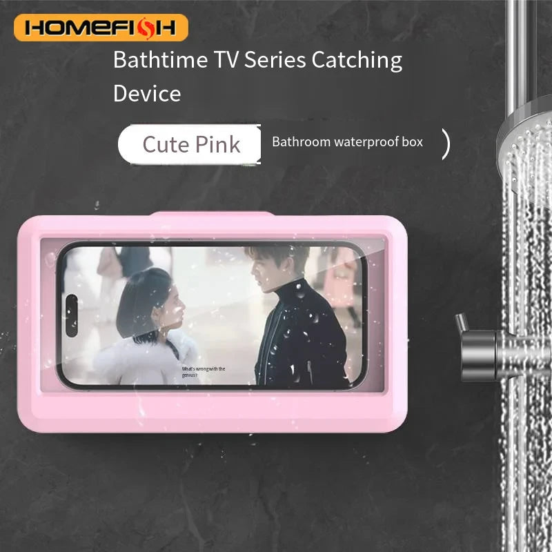 Waterproof Anti-fog Shower Phone Holder