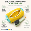 Shoe Cleaning Mitt & Brush Set – 360° Deep Clean for Sneakers, Kids Shoes & Toys